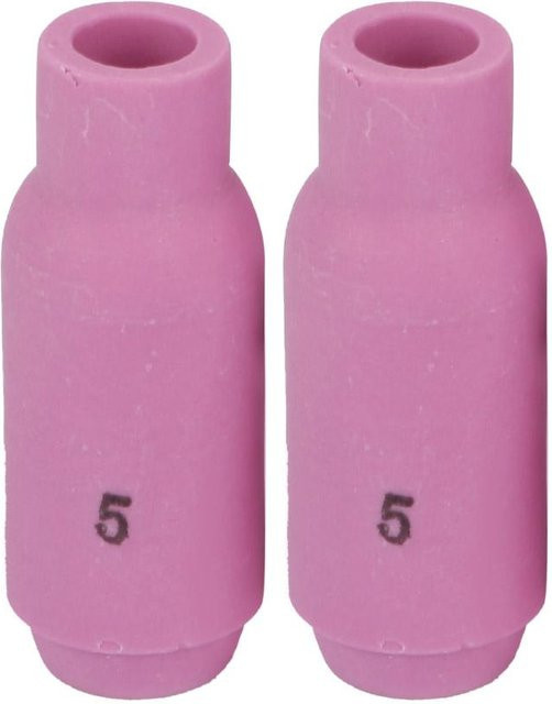 10 Stück Keramikdüsenbecher Fishine für WIG Schweißbrenner WP171826 Typ #4#8 in Pink - Bild 1