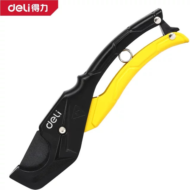 Deli PEX Cutter PVC-Rohrschneider und Schlauchschneider in Schwarz mit 33 mm Schnittkapazität für PPR, PE, PP und Gummischläuche - Bild 1