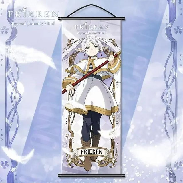 Frieren Beyond Journey's End Stoffrollposter Himmel Lemo Nade Multicolor B: 70,0 cm, H: 25,0 cm - Bild 1