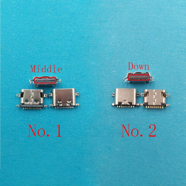 USB-C Ladeport Dock Connector für Teclast M40 TLA007 P20 10,1 Zoll P20HD X10HD Buchse in Silber - Bild 1