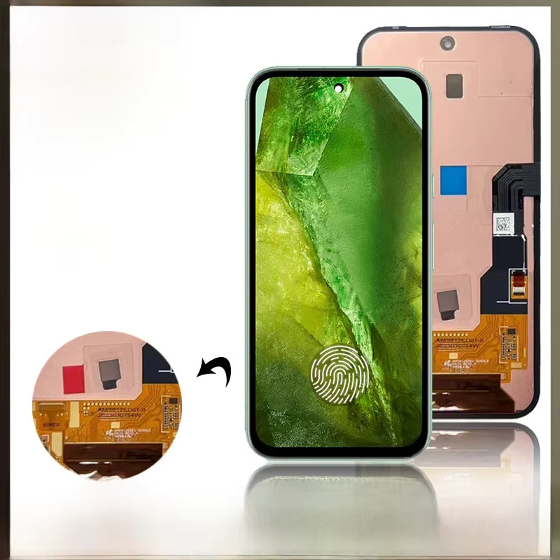 AMOLED 120Hz LCD Display mit Touchscreen Digitizer Montage für Google Pixel 8a in Schwarz - Bild 4
