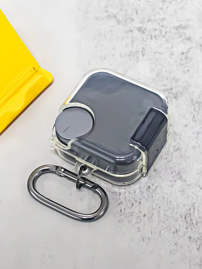 Kratzfeste TPU-Hülle für CMF Buds Pro 2 und Buds 2 Plus (2025) mit Switch Stand Design in Transparent - Bild 3