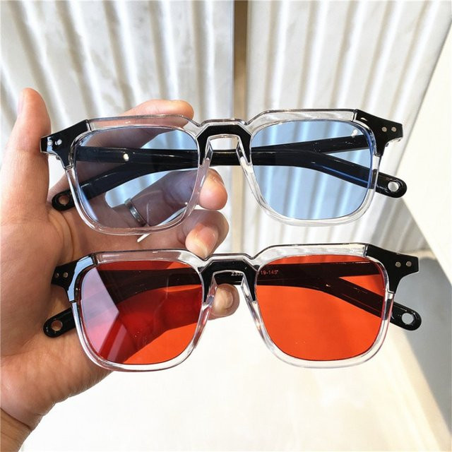 CHUYONG Sonnenbrille, Vollrand, quadratisch, transparent, Kunststoff, Herren - Bild 1