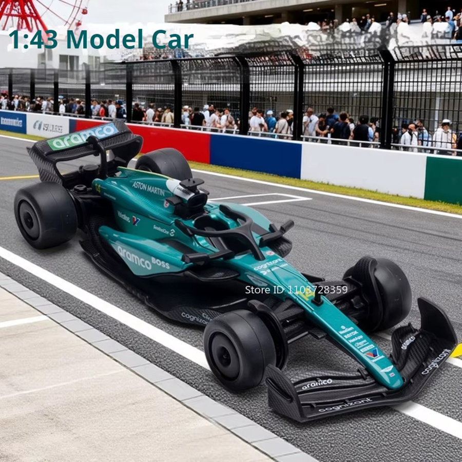 RMZ city F1 Valkyrie Sportwagen, Miniatur-Spielzeugmodell, 1:43, Metall, Grün - Bild 5
