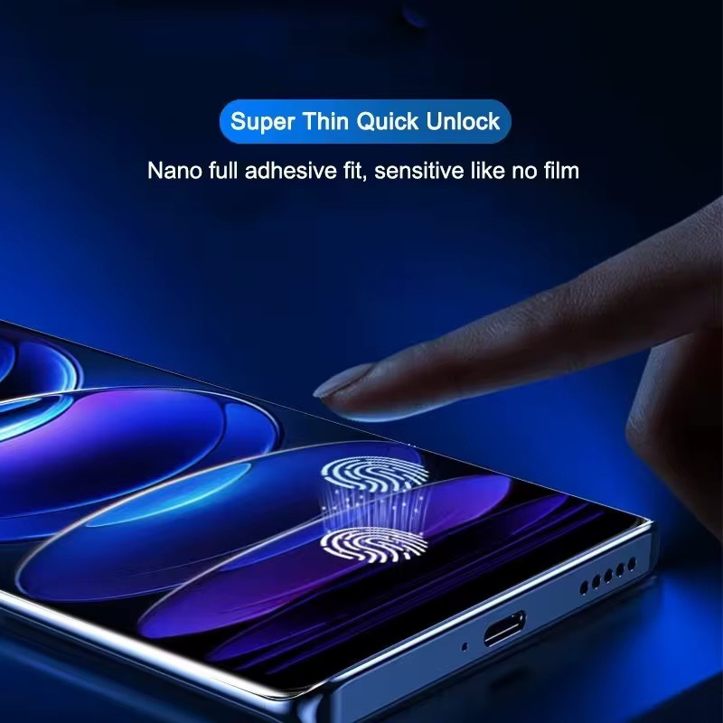 4 Stück HD Front Hydrogel Film Displayschutzfolie für Realme P1, P2 Pro 5G, P3x und P3 Ultra 5G in Transparent - Bild 6