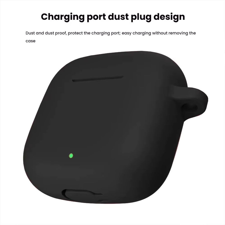 Silikon Schutzhülle für Huawei FreeBuds SE 2 mit Reiniger-Kit und Lanyard, Schwarz, 3er-Set - Bild 5