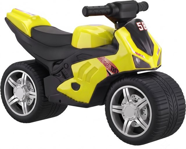 Aiyaplay Laufrad, Motorrad-Design, mit Musik, Grün, ab 1,5 Jahre - Bild 1