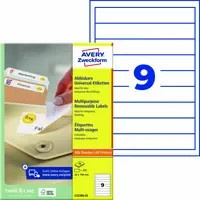 Avery Zweckform Ordnerrückenschild Universal in Weiß für das Filing - Bild 1