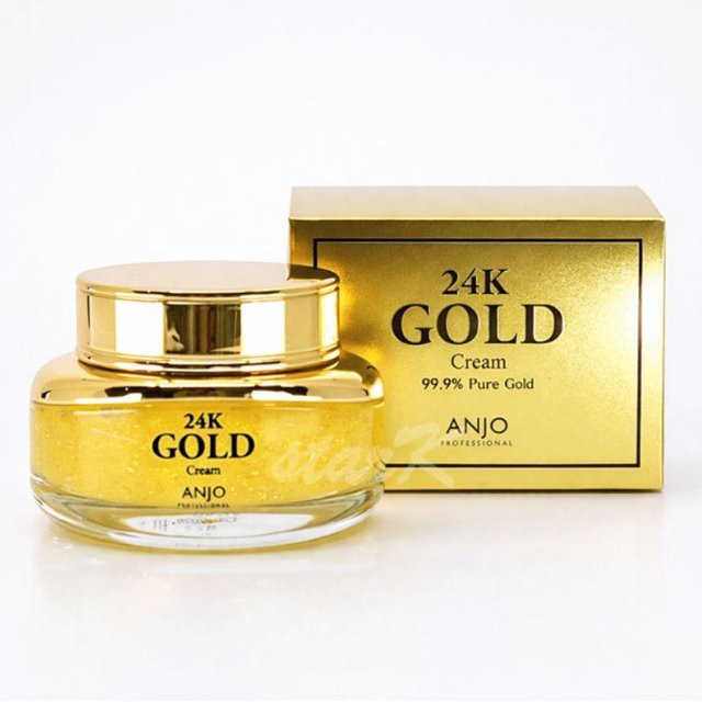 ANJO 24K Gold Creme, Gesichtscreme, 50 g, Unisex - Bild 1