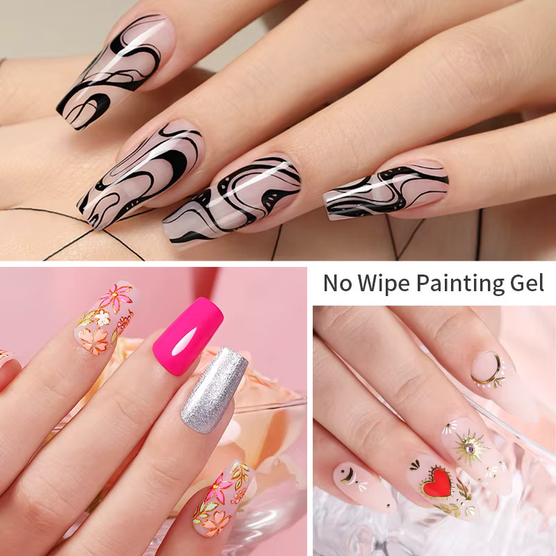 AWStorG Nail Art Painting Gel, Schimmernd, 5 g - Bild 6