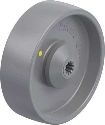 Blickle Rad PO 125/10KA-ELS in Grau mit 125 mm Durchmesser und 300 kg Tragfähigkeit - Bild 1