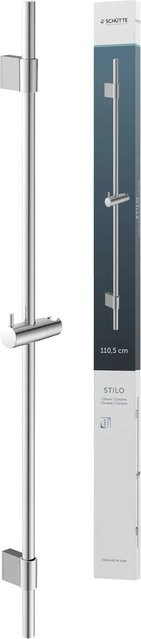 Schütte Brausestange Stilo in Chrom, höhenverstellbar und wandmontiert - Bild 1
