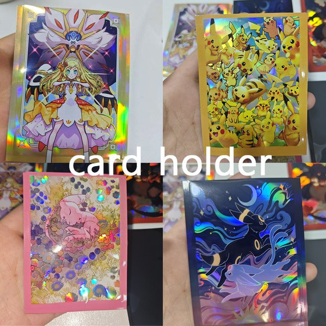 Keeppley Kartenhalter Set mit Umbreon und Espeon Design, staubdichte Aufbewahrung für 30 Spielkarten - Bild 1