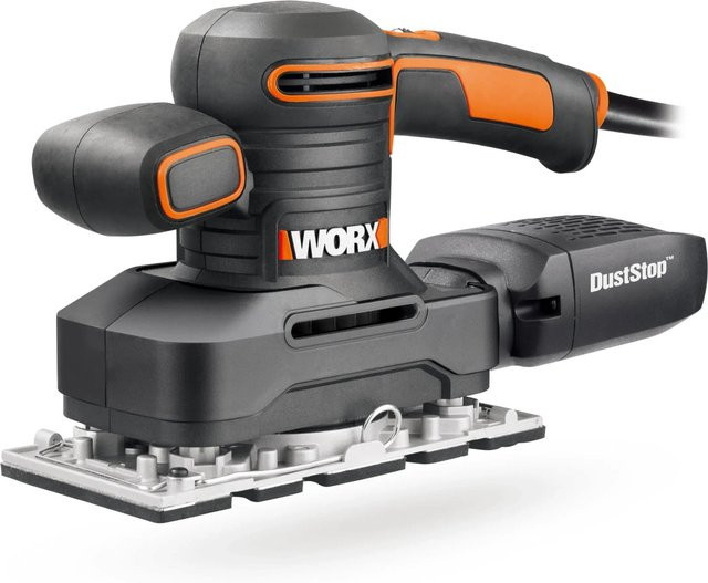 Worx Schwingschleifer WX641 in Rot, Schwarz und Orange - Bild 1