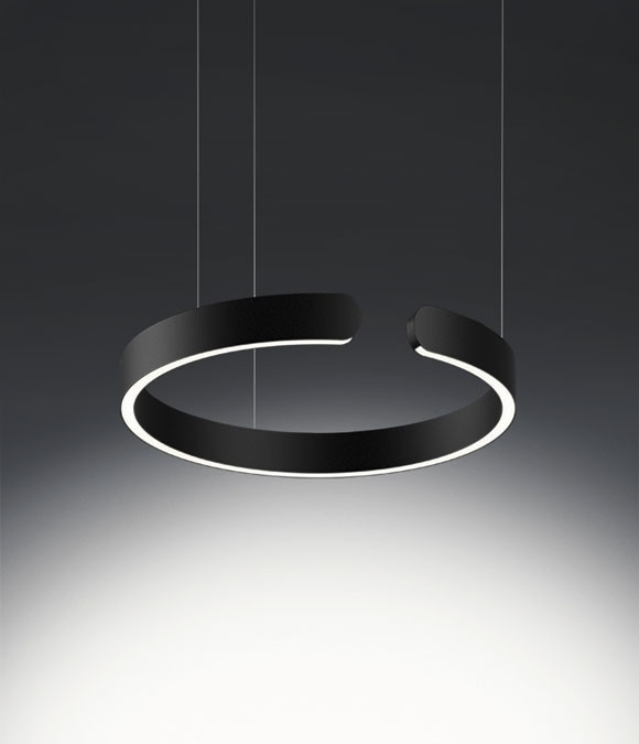 Occhio Mito Sospeso Dü 40 Pendelleuchte mit LED, dimmbar und höhenverstellbar in Schwarz oder Weiß - Bild 1
