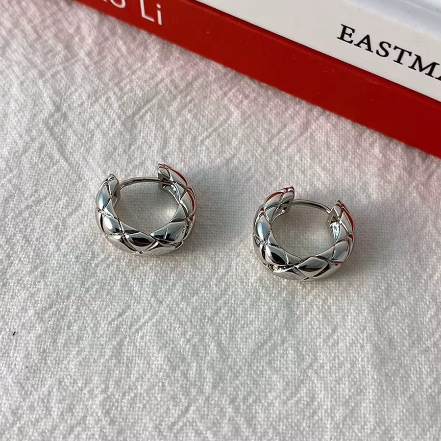 Erpels Creolen, Edelstahl, Silber, Damen - Bild 4