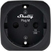 Shelly Plug M Gen3 Schaltsteckdose in Schwarz mit Bluetooth und Wi-Fi - Bild 1