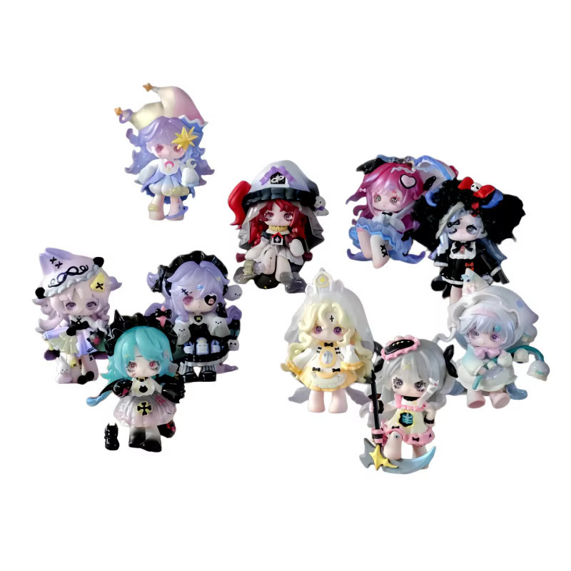 Ninita Witch Revelation Series Blind Box – Niedliche PVC-Sammlerfiguren als Mystery Box für deine Desktop-Deko in Multicolor - Bild 3