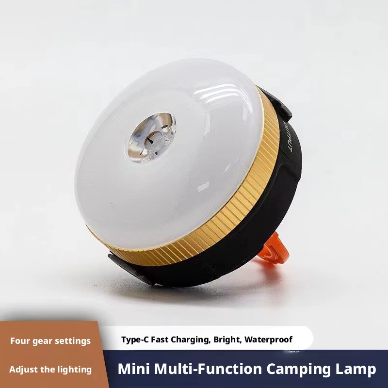 ESMARTER LED Campinglampe wiederaufladbar mit Magnetischer Absorption und COB-Beleuchtung in Schwarz - Bild 4
