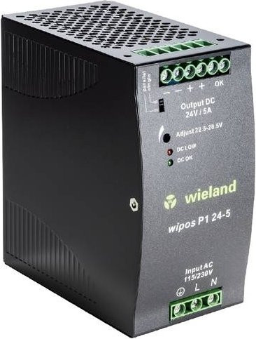 Wieland Electric 81.000.6130.6 Schaltnetzteil 24V 5A 120W Schwarz - Bild 1