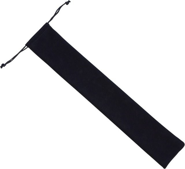 Schutzhülle aus Samtstoff für Handfächer und Flöten von jiachengjingde, Farbe: Schwarz, B: 5 cm, L: 29,5 cm - Bild 1