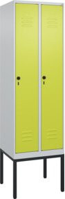 C+P Spind Classic PLUS Spind mit 2 Abteilen, Gestell aus Stahl, H x B x T: 212 x 60 x 50 cm - Bild 1