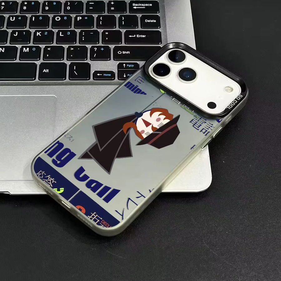 Bungo Stray Dogs Dazai Handyhülle für iPhone 11 bis 17 Pro Max Matte Laser Aurora stoßfeste Schutzhülle in Schwarz und Multicolour - Bild 3