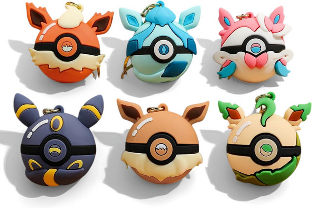 Bandai Schlüsselanhänger-Set, Pokémon Ball, PVC, Unisex - Bild 1