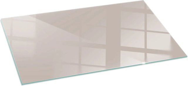 Tulup Glasbodenplatte für Kaminöfen in Beige, B/T: 140 x 70 cm - Bild 1
