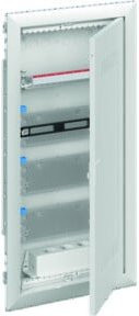 Striebel&John Mediaverteiler 4-reihig mit Patchpanel und Tür WiFi UK648MW in Weiß - Bild 1