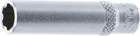 BGS Steckschlüssel-Einsatz Super Lock tief mit 1/4 Zoll Antrieb und 8 mm Schlüsselweite in Silber - Bild 1