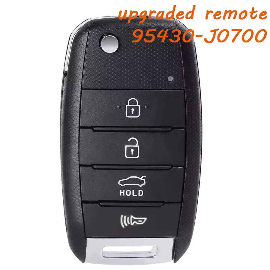 DIYKEY Fernschlüsselanhänger für Hyundai Accent 2017-2021, 434 MHz mit 4D70 Chip, Schwarz - Bild 1