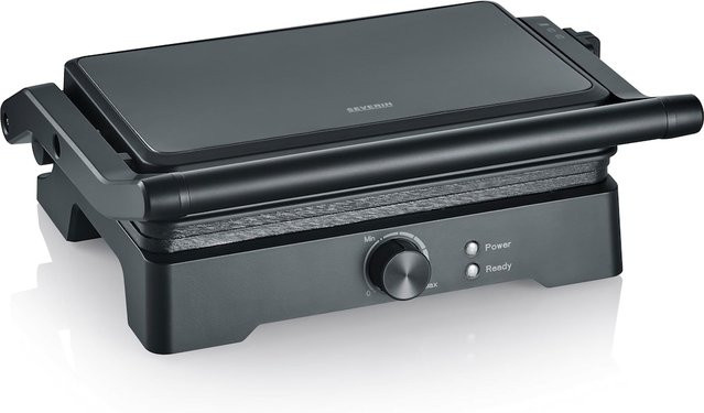Severin KG 2391 Multigrill XL Schwarz mit Digitalanzeige und herausnehmbaren Platten - Bild 2