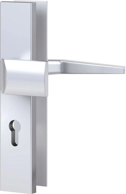 BASI Schutzbeschlag ES0 Wechsel-Garnitur aus Aluminium in Silber - Bild 1