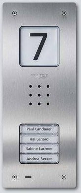 Siedle Audio-Intercom Gegensprechanlage in Silber für den Einbau - Bild 1