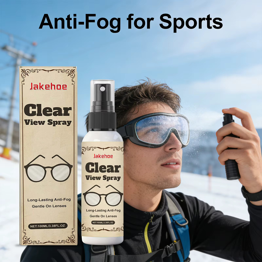 JAKEHOE Brillen-Antibeschlag-Spray in Weiß zur Reparatur von Kratzern und für klare Sicht - Bild 4