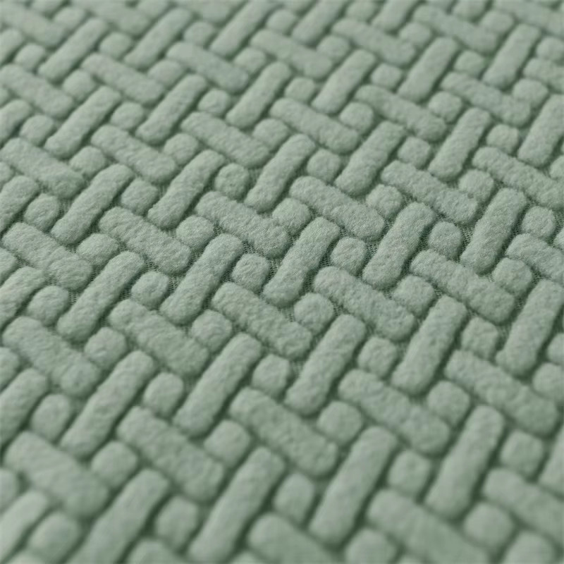 WANERQU Jacquard Stuhlbezug für gebogene Esszimmerstühle, elastisch und waschbar, einfarbig - Bild 2