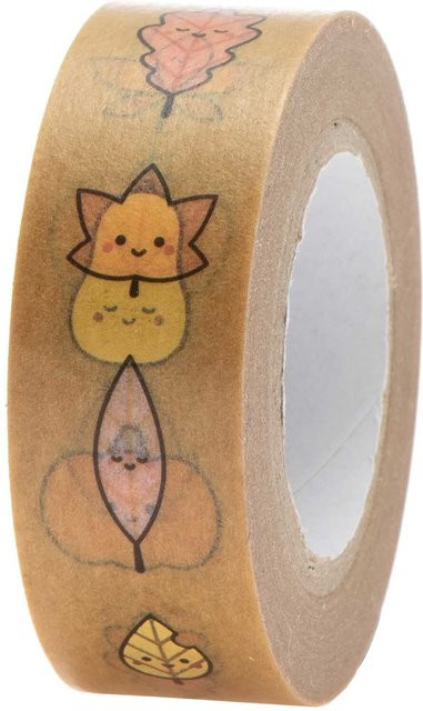 Rico Design Washi Tape Paper Poetry Blätter in Multicolour, Breite: 1,5 cm, Länge: 10 m - Bild 1