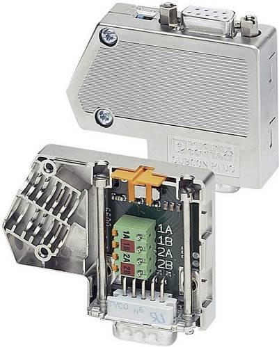 Phoenix Contact 2744348 Sensor-Aktor-Datensteckverbinder Stecker in Silber mit 9 Polen - Bild 1