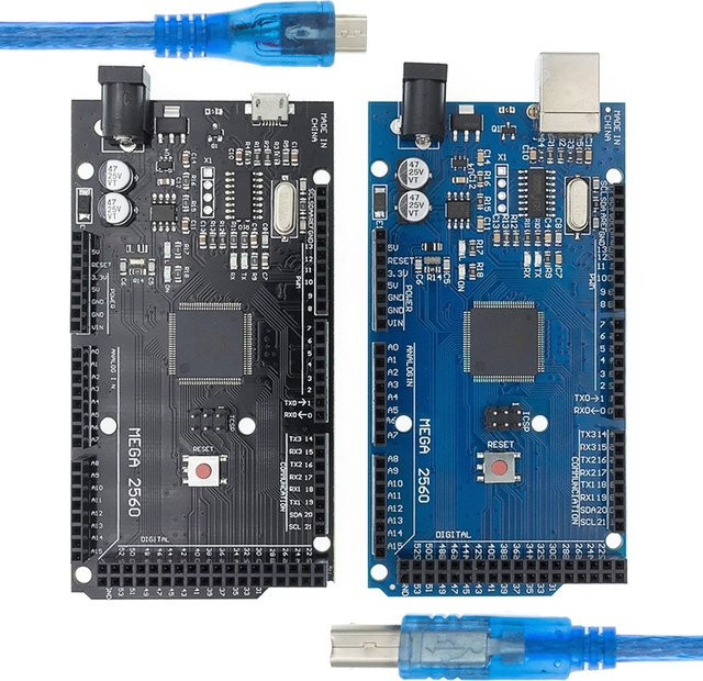 Arduino Mega2560 R3 Entwicklungsboard mit ATmega2560-16AU und CH340G USB-Anschluss für DIY-Projekte - Bild 1