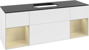 V&B Waschtischunterschrank Finion in Weiß lackiert, B/T/H: 160 x 50,1 x 60 cm - Bild 1