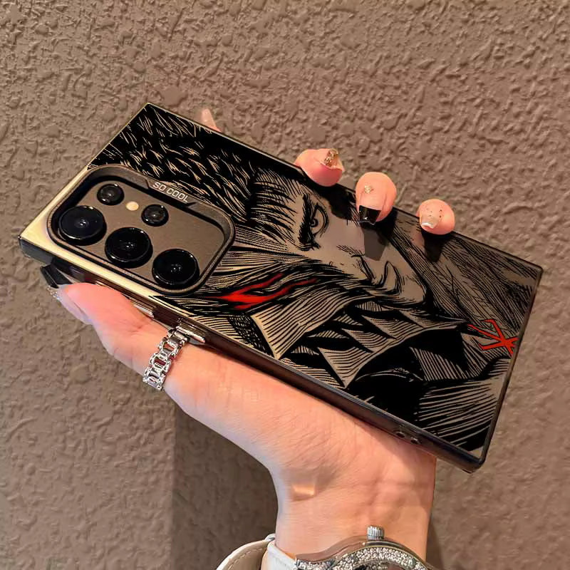Berserk Fantasy Anime Handyhülle für Samsung Galaxy Modelle, Bunte Schutzhülle - Bild 3