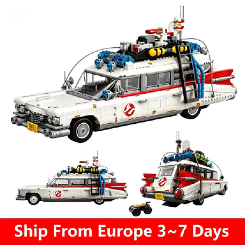Hot Toys Ghostbusters Ecto-1, Bausteine Auto-Modell, 2352 Teile, ab 14 Jahre - Bild 4