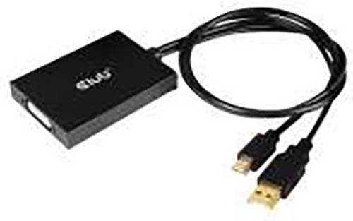 Club3D CAC-1130 Mini DisplayPort auf DVI-D Adapterkabel, Schwarz, Länge: 60 cm - Bild 2