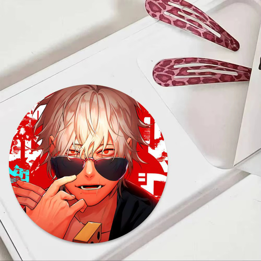 Anime Charakter Tomura Shigaraki Abzeichen, Anstecknadel, Metall, Weiß - Bild 4
