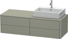 Duravit Waschtischunterschrank XSquare mit 4 Schubladen, Breite: 140 cm, Tiefe: 54,8 cm, Höhe: 40 cm - Bild 1