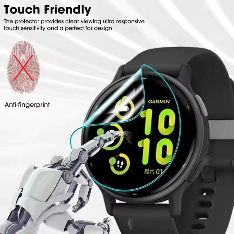Garmin Uhren-Displayschutzfolie Hydrogel, transparent - Bild 3
