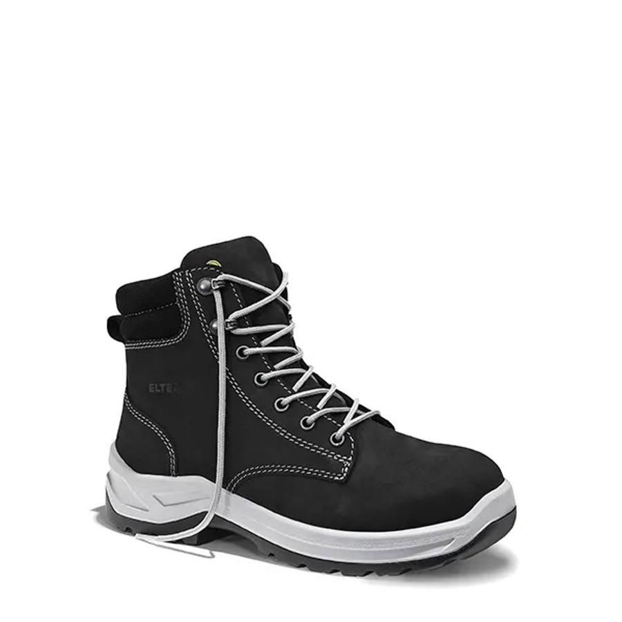 Elten Damen Sicherheitsschnürstiefel Lilly Black Mid ESD S3 aus Leder in Größe 41 - Bild 2