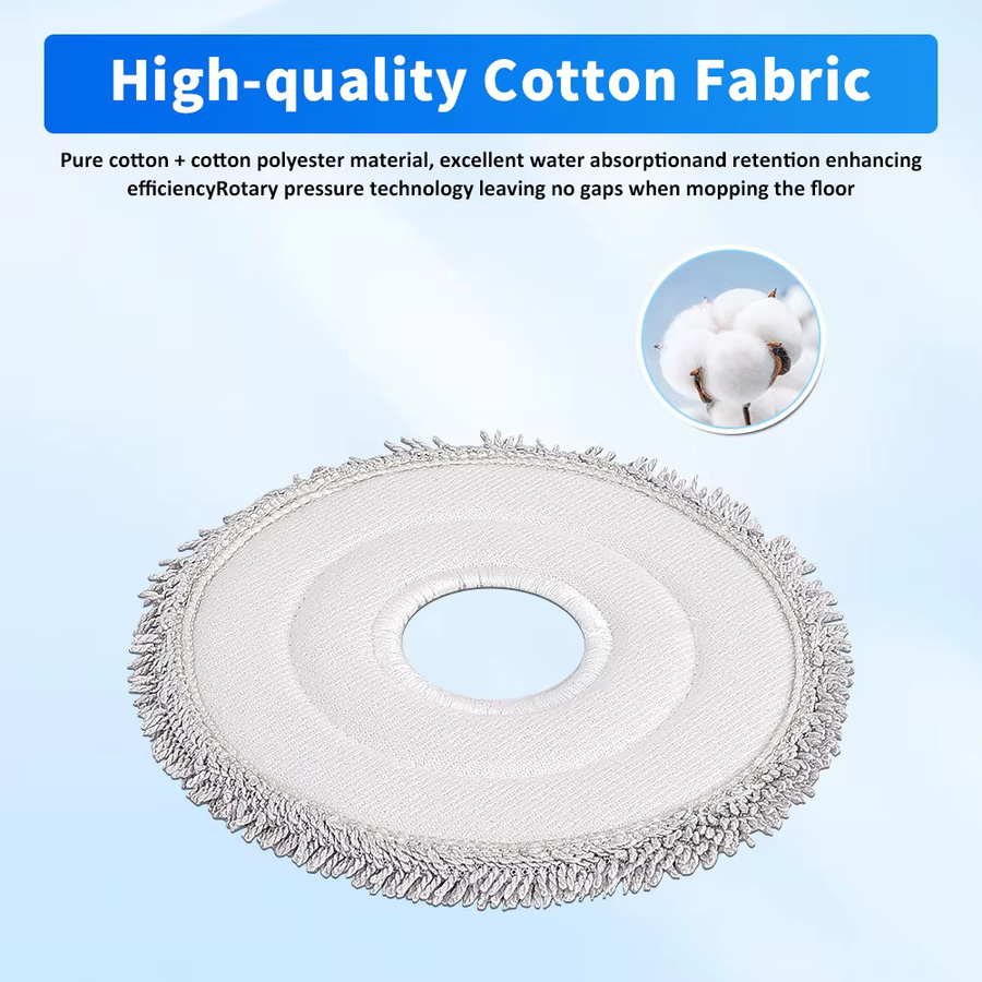 Wiederverwendbare Mopp Pads und Staubbeutel Zubehör Set für Xiaomi Mijia 5C 5 5Pro Roboter Staubsauger von WINDNINJA - Bild 2