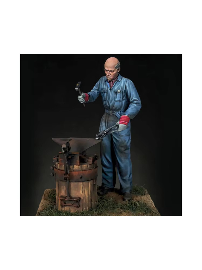 GK Schmied, Resin-Soldatenmodell, 1/35, unmontierter und unbemalter Bausatz - Bild 2